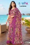 Luciana 35675 A To D By Vipul Weightless Printed Saree Wholesale Suppliers In Mumbai